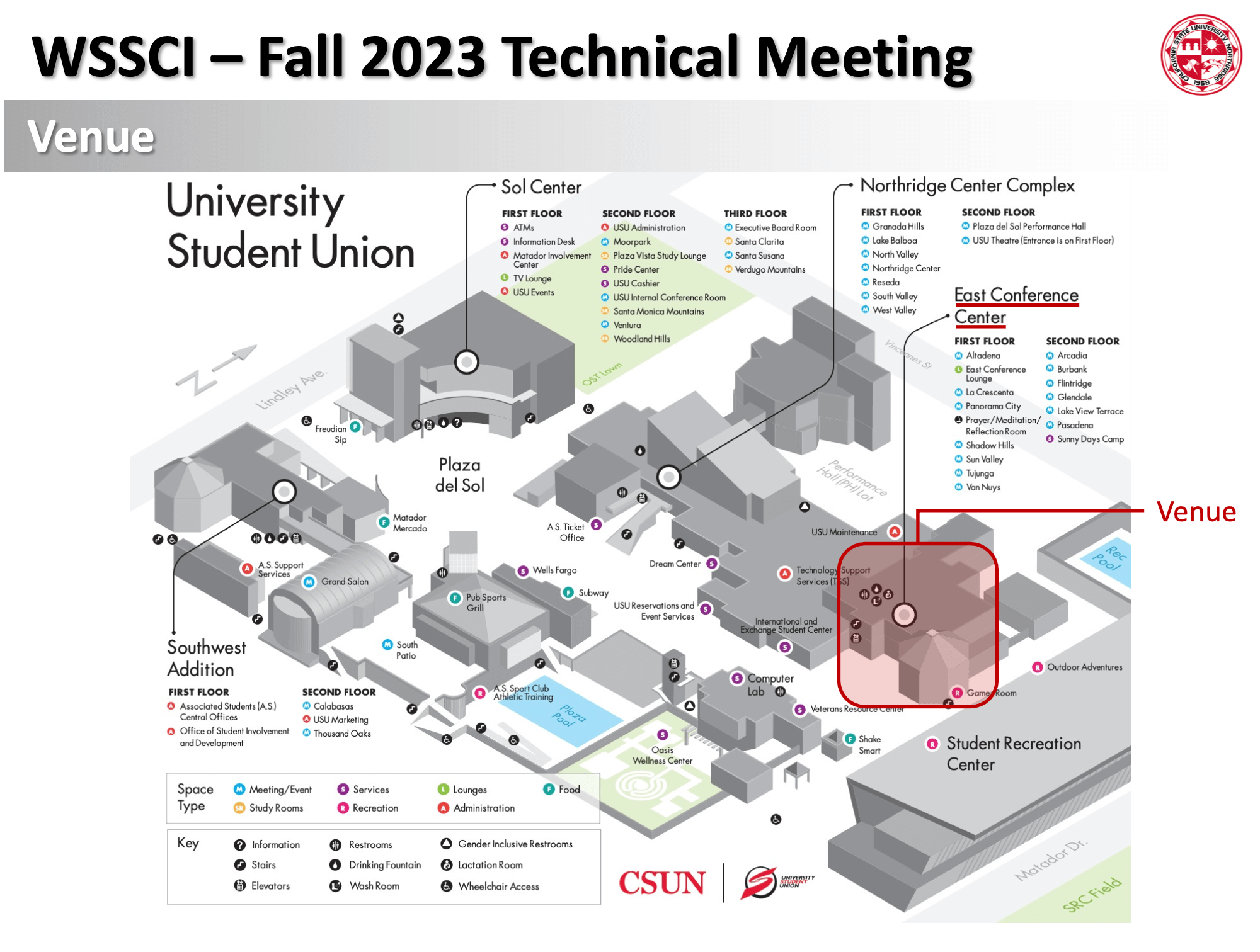 map of conference venue