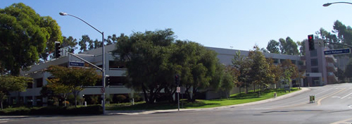 uci student center parking structure