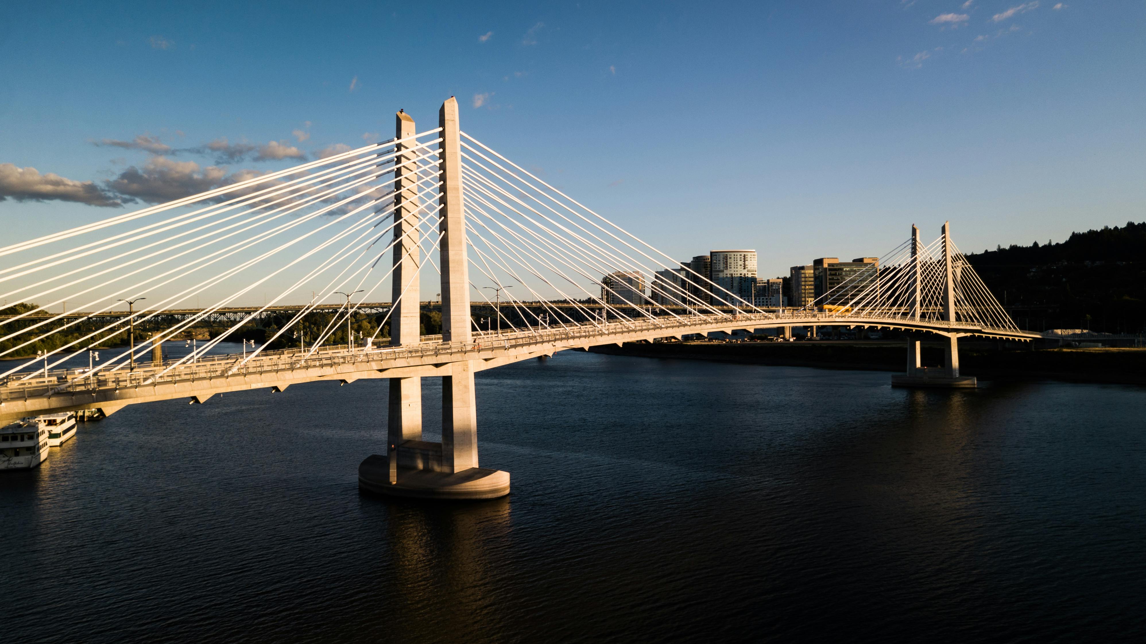 Tilikum Crossing bridge in Portland, Oregon